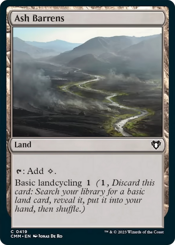 Ash Barrens [Commander Masters] 