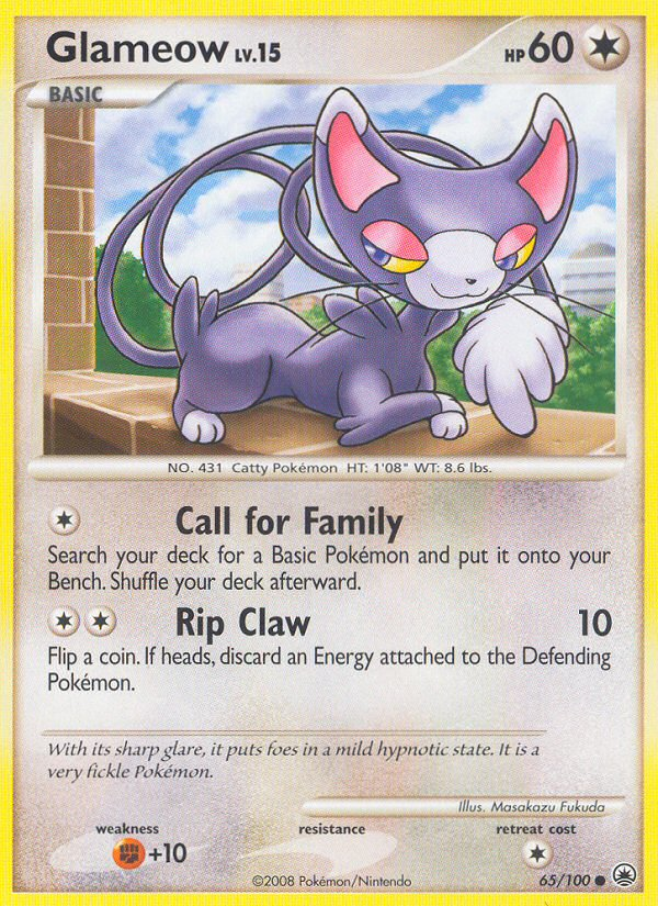 Glameow (65/100) [Diamond &amp; Pearl: Majestic Dawn] 