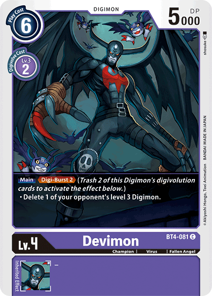 Devimon [BT4-081] [Great Legend] 