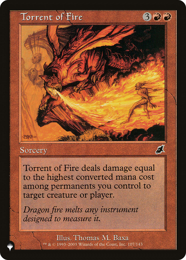 Torrent of Fire [The List Reprints] 