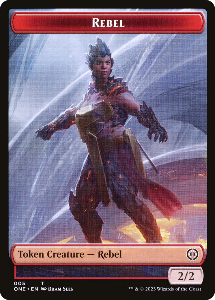 Rebel Token [Phyrexia: All Will Be One Tokens] 