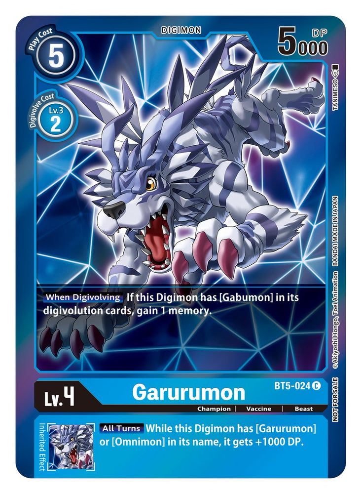 Garurumon [BT5-024] (Event Pack 2) [Battle of Omni] 