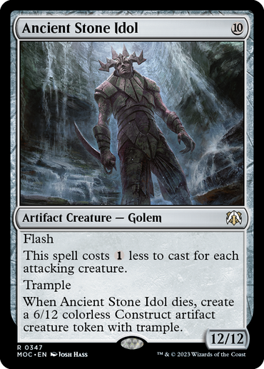 Ancient Stone Idol [March of the Machine Commander] 