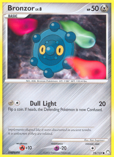 Bronzor (74/123) [Diamond &amp; Pearl: Mysterious Treasures] 