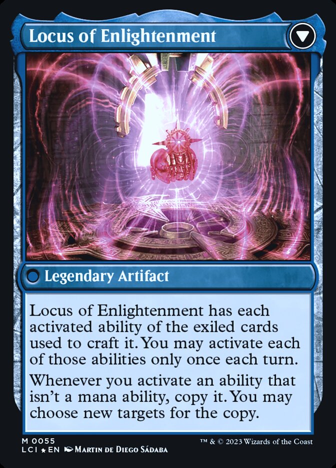 The Enigma Jewel // Locus of Enlightenment [The Lost Caverns of Ixalan Prerelease Cards] 