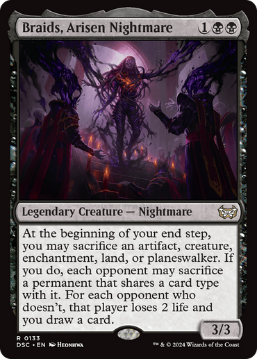 Braids, Arisen Nightmare [Duskmourn: House of Horror Commander] 