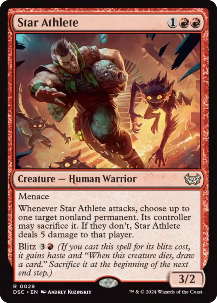 Star Athlete [Duskmourn: House of Horror Commander] 