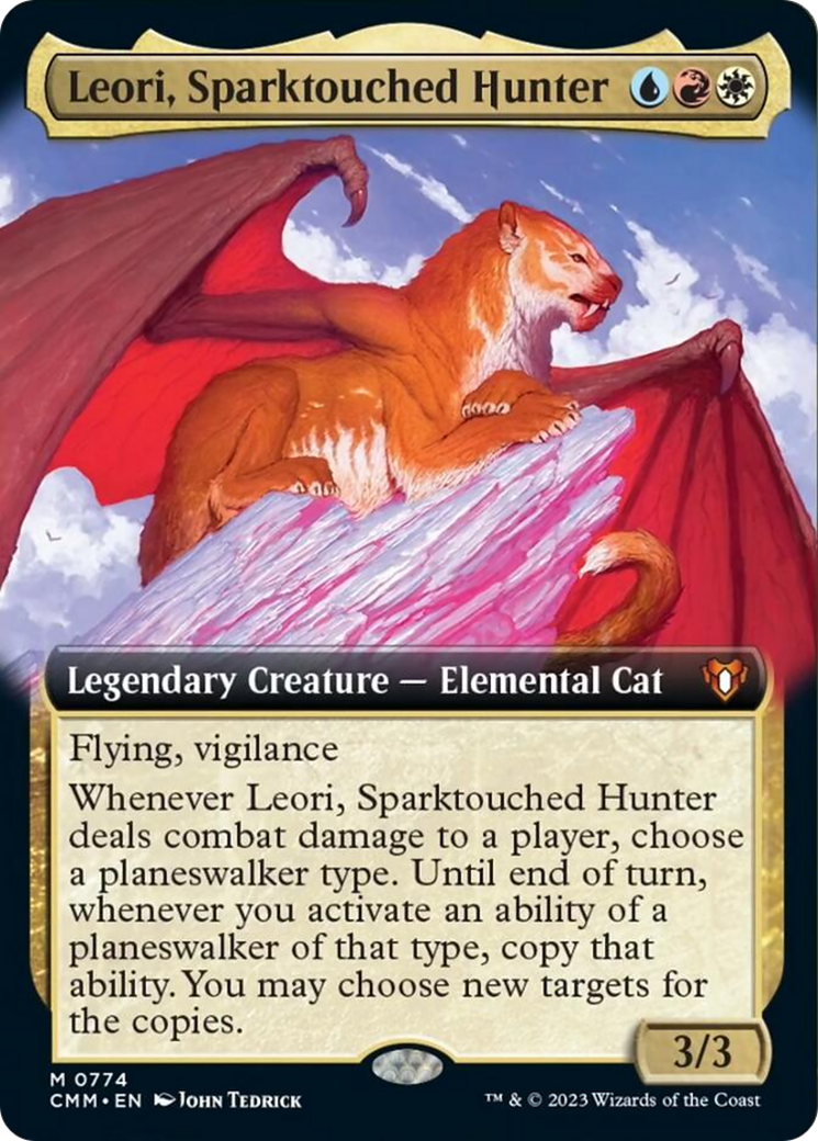 Leori, Sparktouched Hunter (Extended Art) [Commander Masters] 