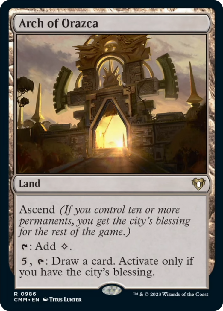 Arch of Orazca [Commander Masters] 