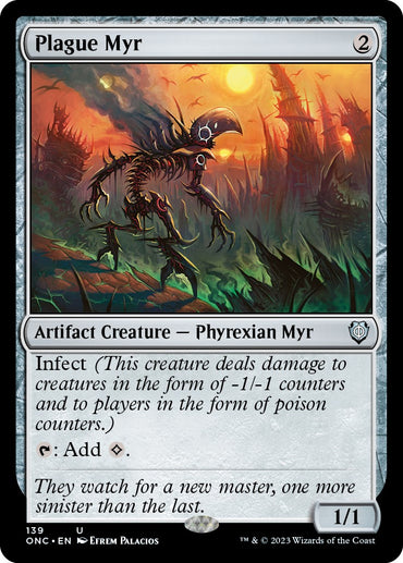 Plague Myr [Phyrexia: All Will Be One Commander] 