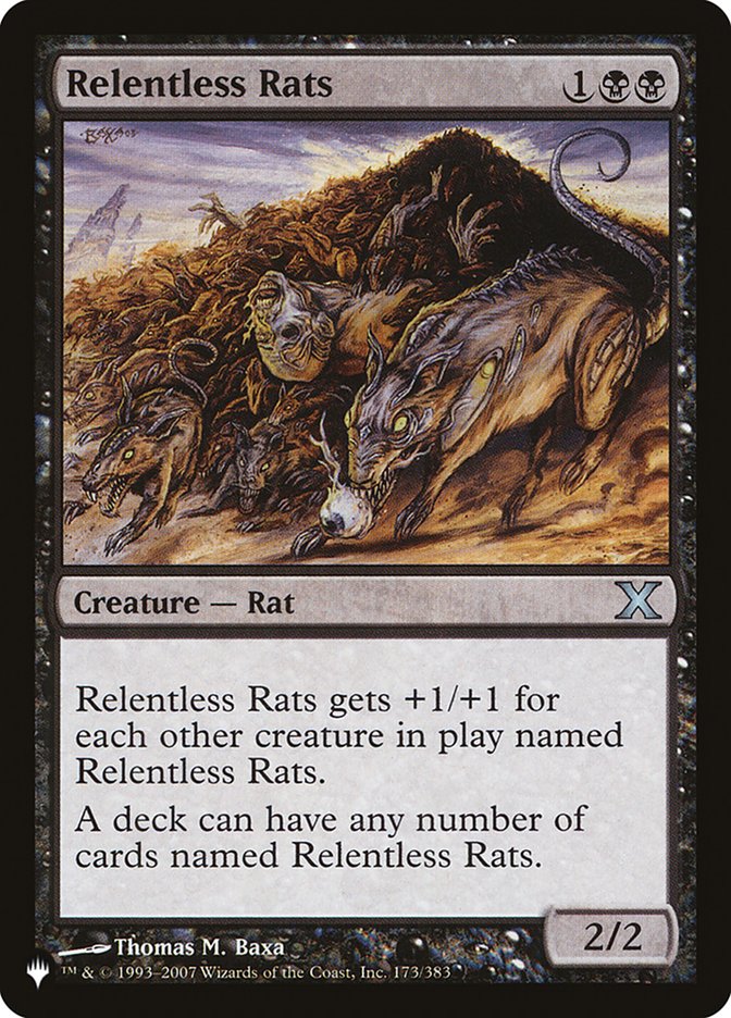 Relentless Rats [The List] 