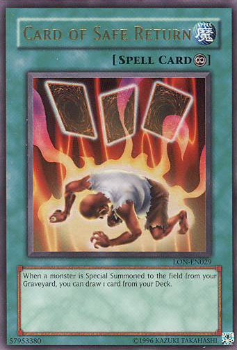 Card of Safe Return [LON-EN029] Ultra Rare 