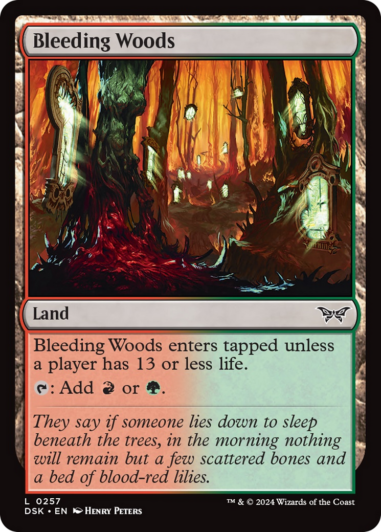 Bleeding Woods [Duskmourn: House of Horror] 