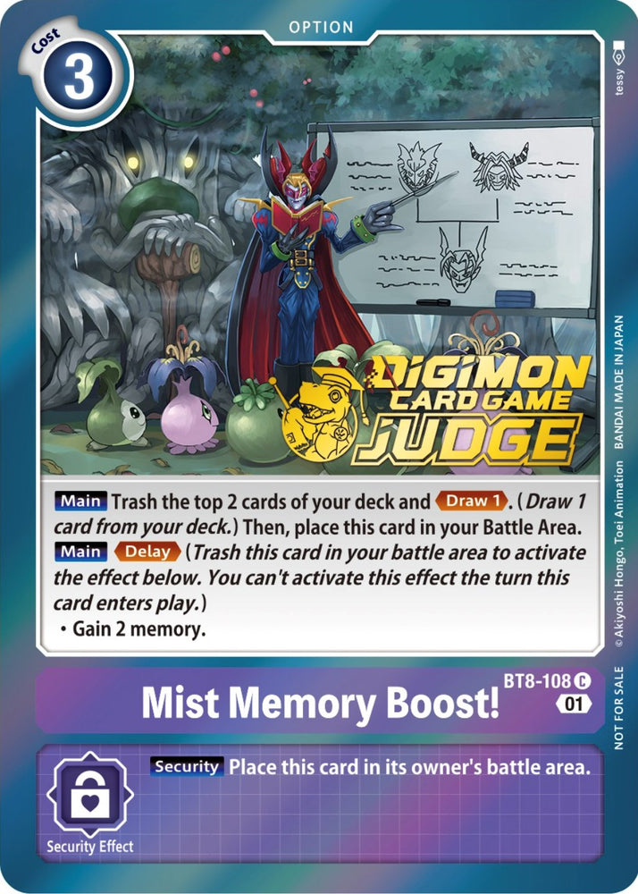 Mist Memory Boost! [BT8-108] (Judge Pack 3) [New Awakening Promos] 