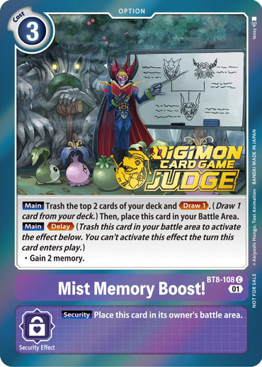 Mist Memory Boost! [BT8-108] (Judge Pack 3) [New Awakening Promos] 