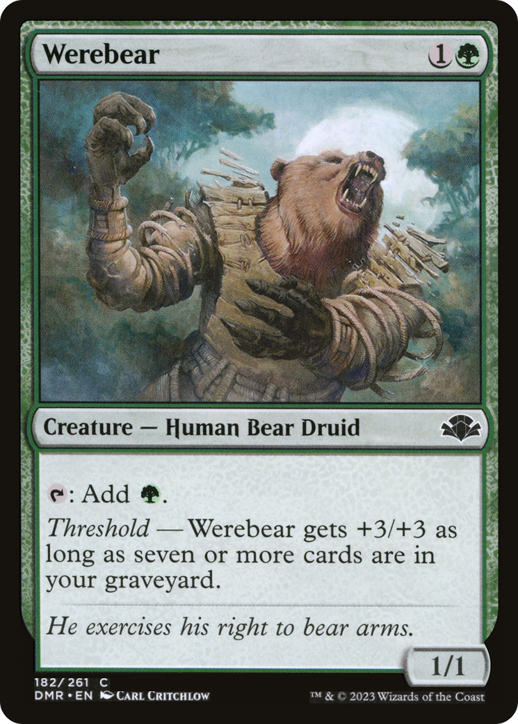 Werebear [Dominaria Remastered] 