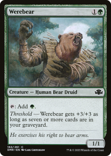 Werebear [Dominaria Remastered] 