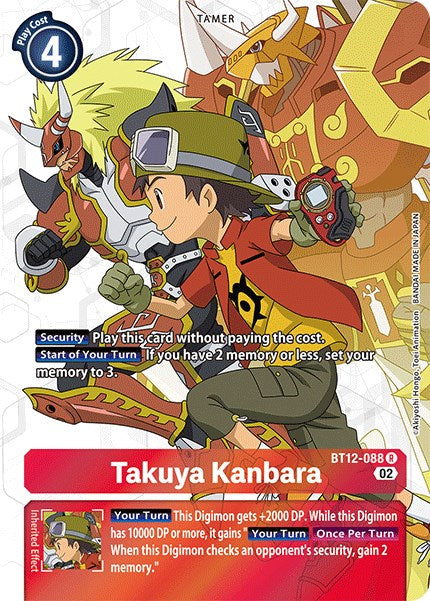 Takuya Kanbara [BT12-088] (Alternate Art) [Across Time] 