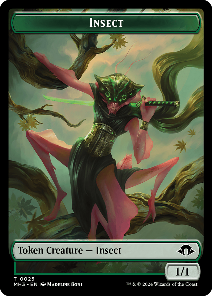 Eldrazi Spawn // Insect (0025) Double-Sided Token [Modern Horizons 3 Tokens] 