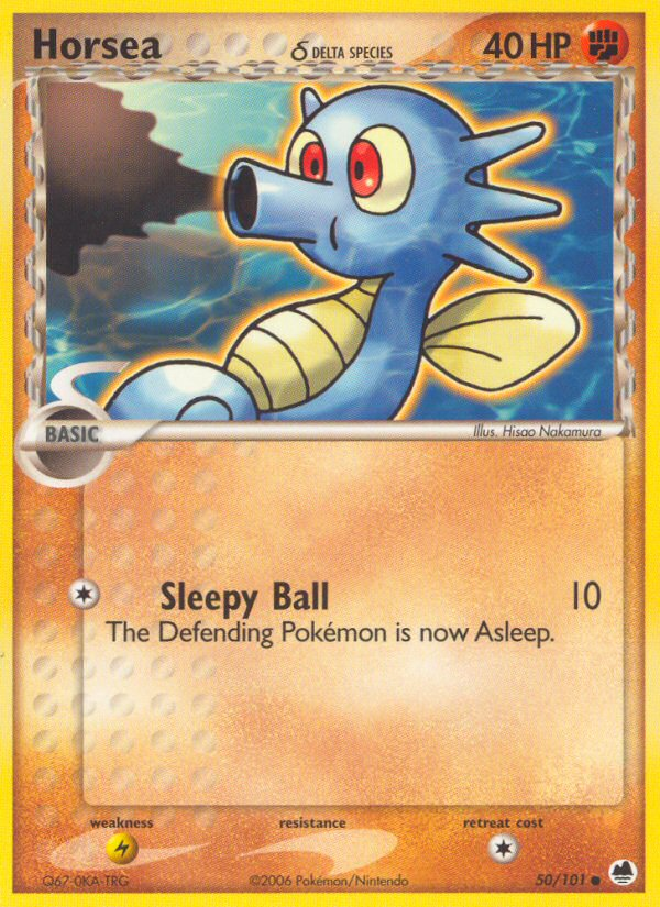 Horsea (50/101) (Delta Species) [EX: Dragon Frontiers] 