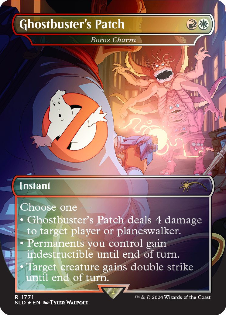 Ghostbuster's Patch - Boros Charm (Rainbow Foil) [Secret Lair Drop Series] 