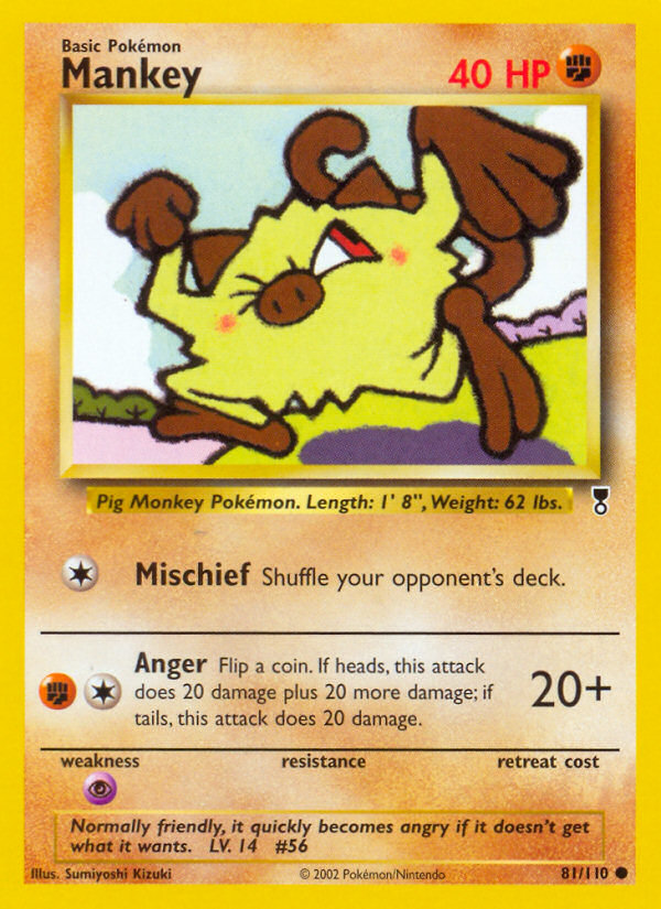 Mankey (81/110) [Legendary Collection] 