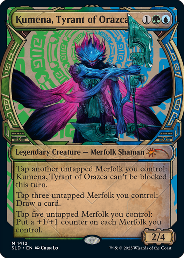 Kumena, Tyrant of Orazca (Rainbow Foil) [Secret Lair Drop Series] 