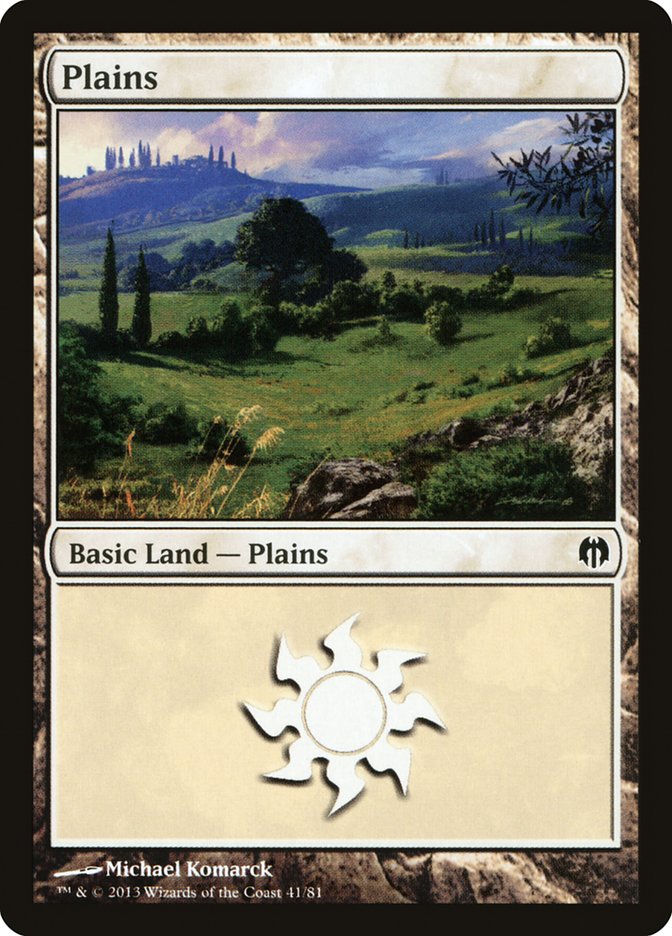 Plains (41) [Duel Decks: Heroes vs. Monsters] 