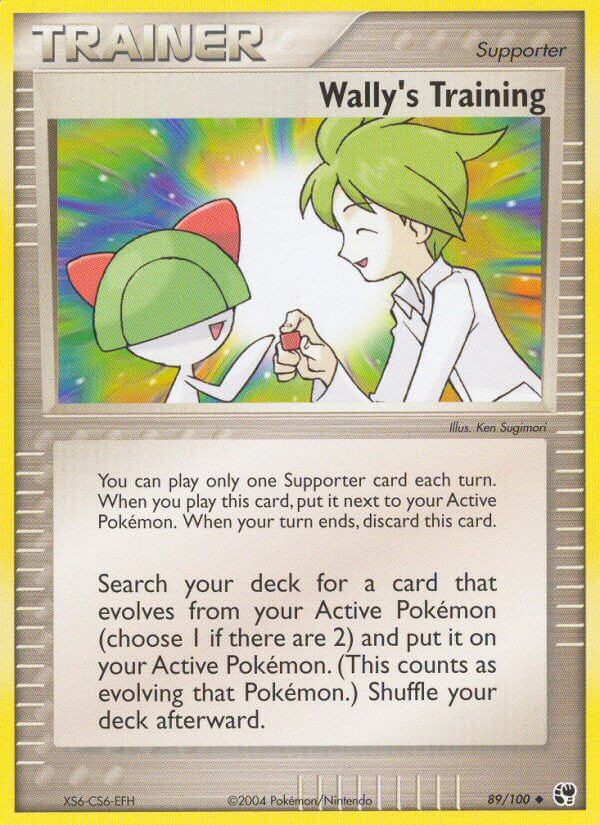 Wally's Training (89/100) [EX: Battle Stadium] 