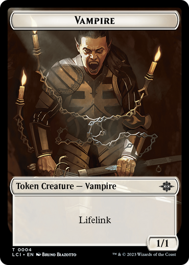 Vampire // Bat Double-Sided Token [The Lost Caverns of Ixalan Tokens] 