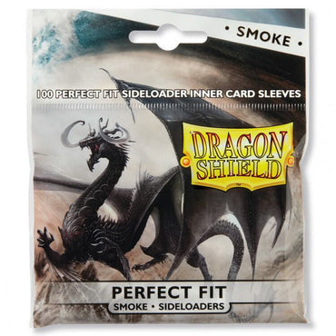 Dragon Shield  Card Sleeves Perfect Fit Sideloaders - Smoke (100-Pack)