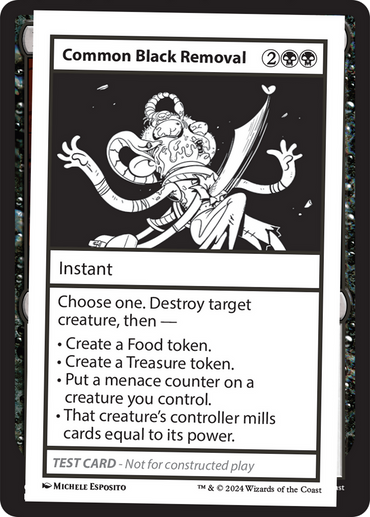 Common Black Removal [Mystery Booster 2 Playtest Cards] 