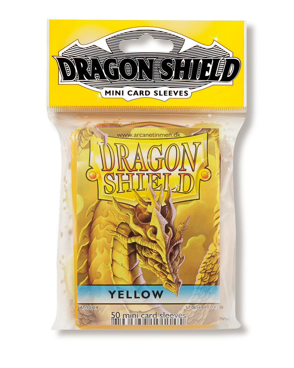 Dragon Shield: Japanese Size 50ct Sleeves - Yellow (Classic)