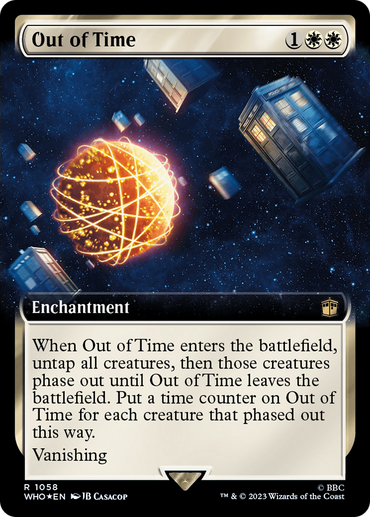 Out of Time (Extended Art) (Surge Foil) [Doctor Who] 