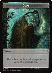 Treasure // Copy Double-Sided Token [Duskmourn: House of Horror Tokens] 