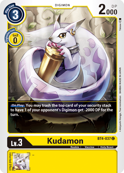 Kudamon [BT4-037] [Great Legend] 