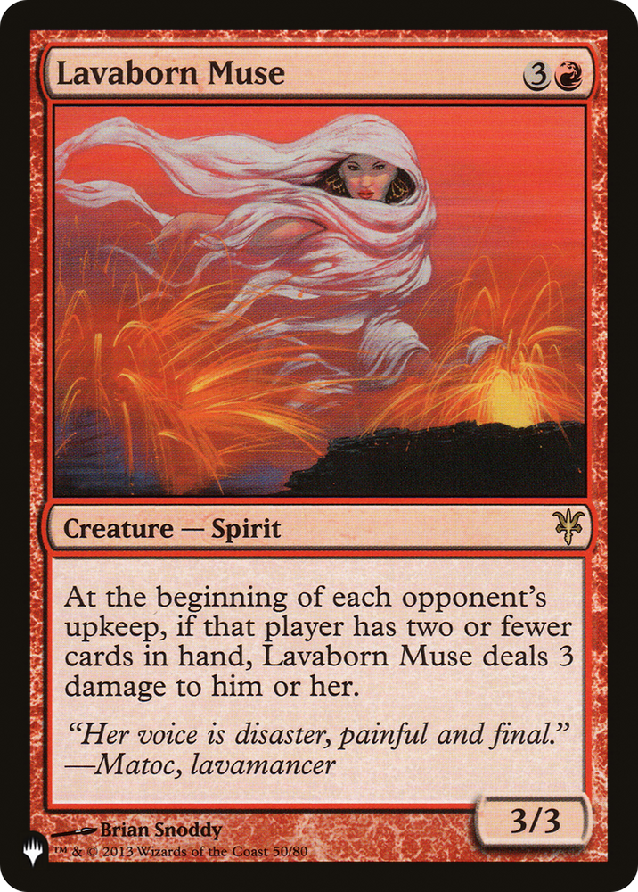 Lavaborn Muse [The List]