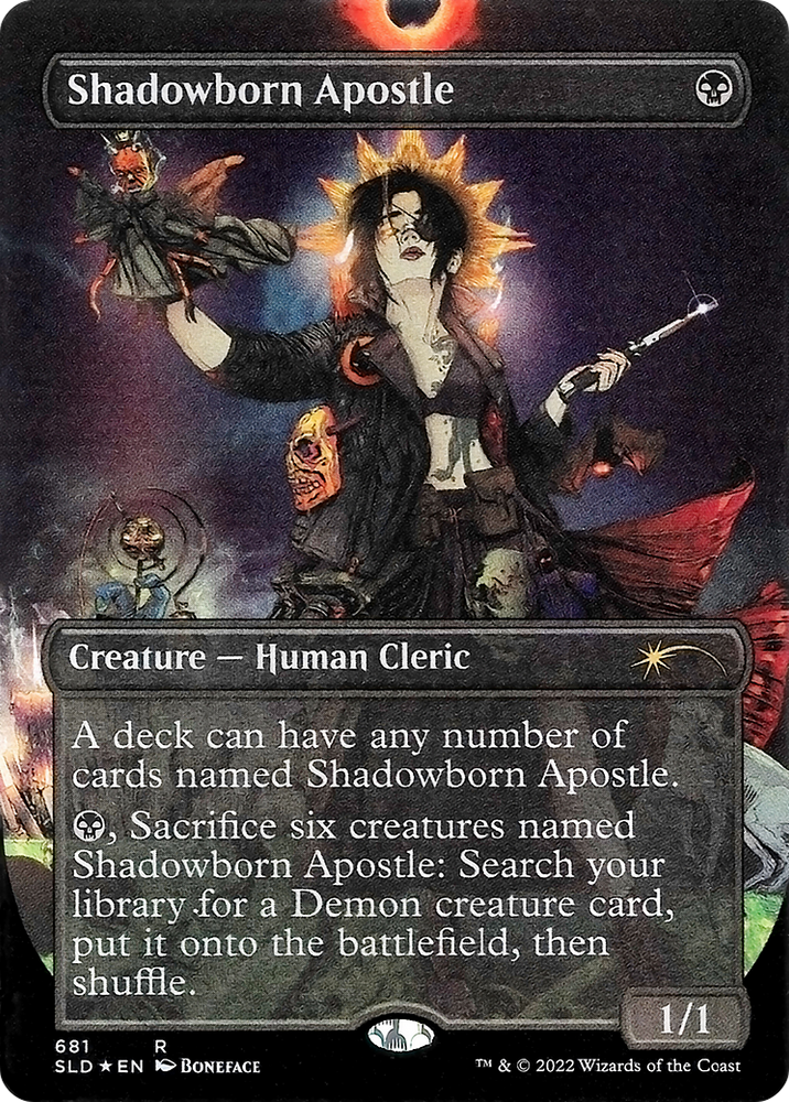 Shadowborn Apostle (681) (Borderless) [Secret Lair Drop Promos] 