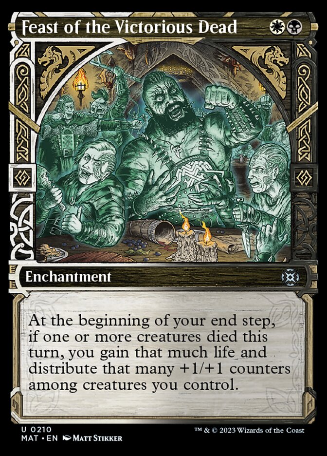 Feast of the Victorious Dead (Halo Foil Showcase) [March of the Machine: The Aftermath] 