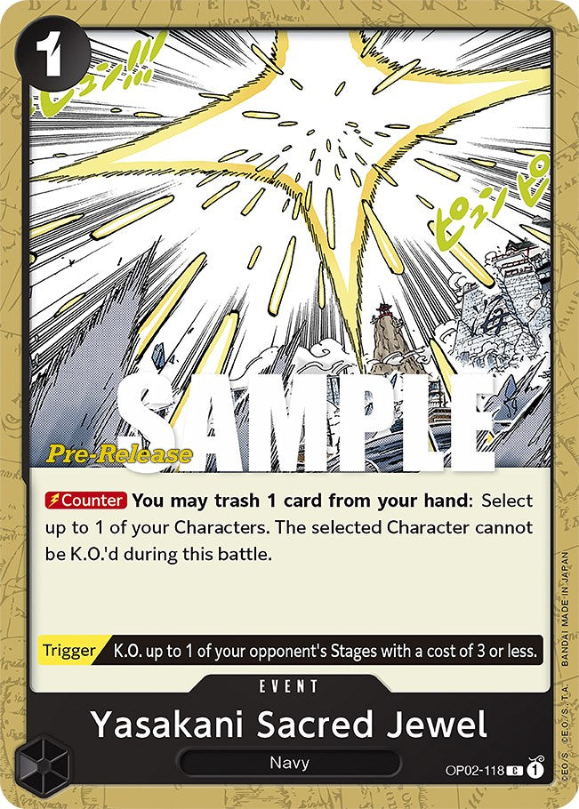 Yasakani Sacred Jewel [Paramount War Pre-Release Cards] 