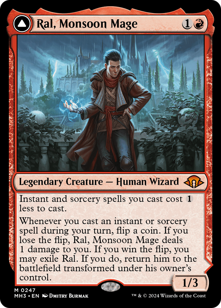 Ral, Monsoon Mage // Ral, Leyline Prodigy [Modern Horizons 3] 