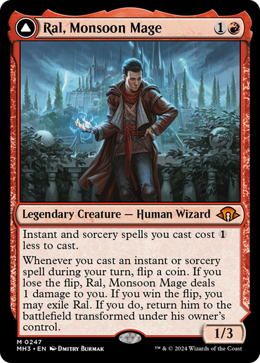 Ral, Monsoon Mage // Ral, Leyline Prodigy [Modern Horizons 3] 