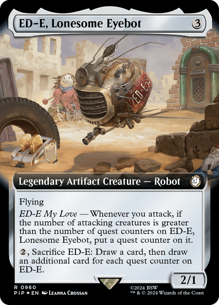 ED-E, Lonesome Eyebot (Extended Art) (Surge Foil) [Fallout] 