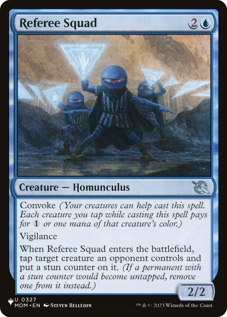 Referee Squad [The List Reprints] 