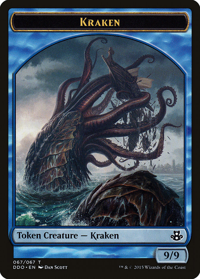 Kraken Token [Duel Decks: Elspeth vs. Kiora] 