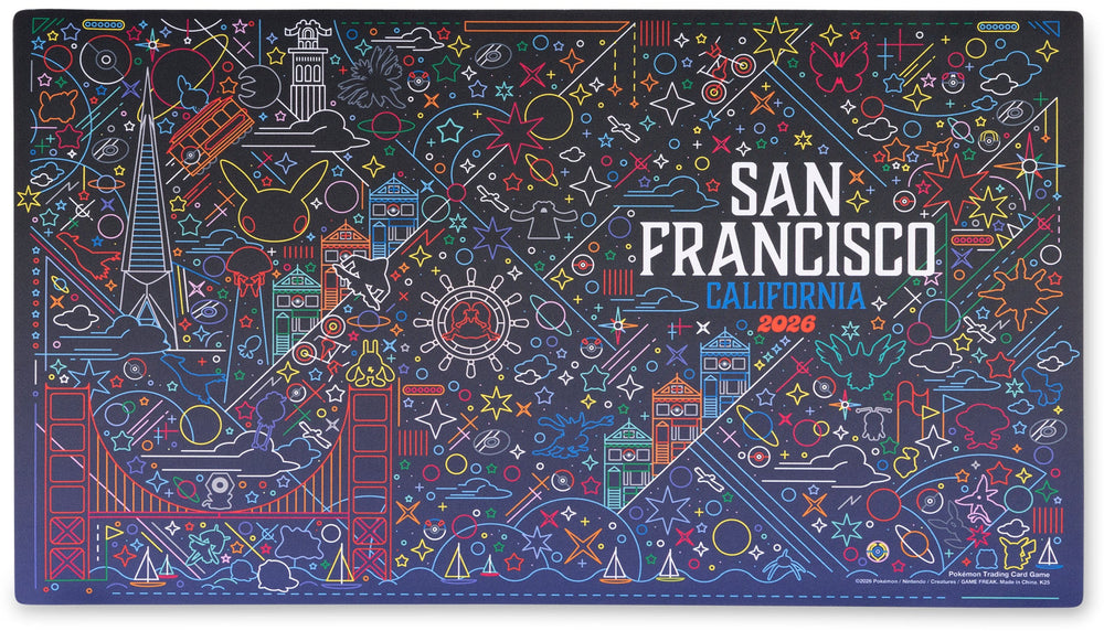 Pokemon: San Francisco Exclusive World 2026 - Playmat - Souvenir