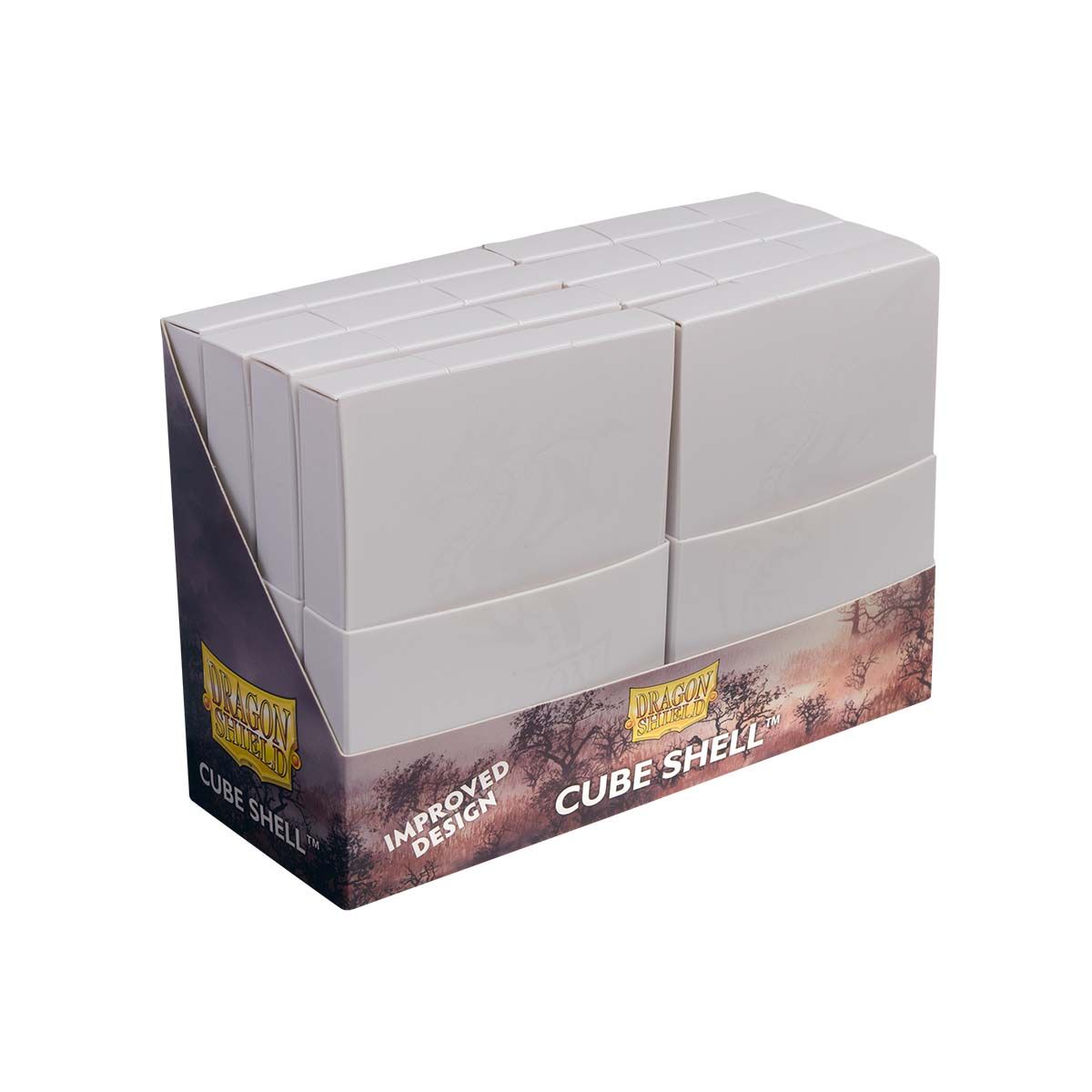 Dragon Shield: Cube Shell Display - Ashen White 