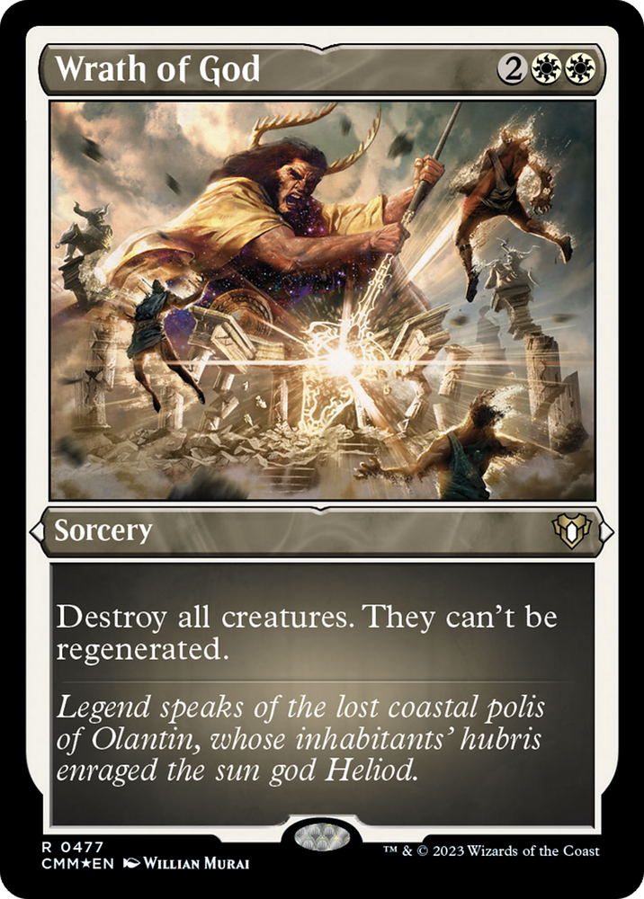 Wrath of God (Foil Etched) [Commander Masters] 