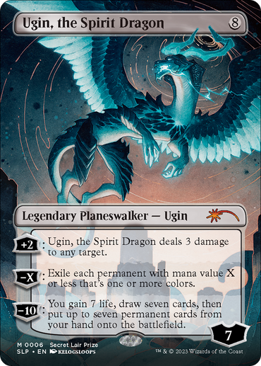 Ugin, the Spirit Dragon (Borderless) [Secret Lair Showdown] 