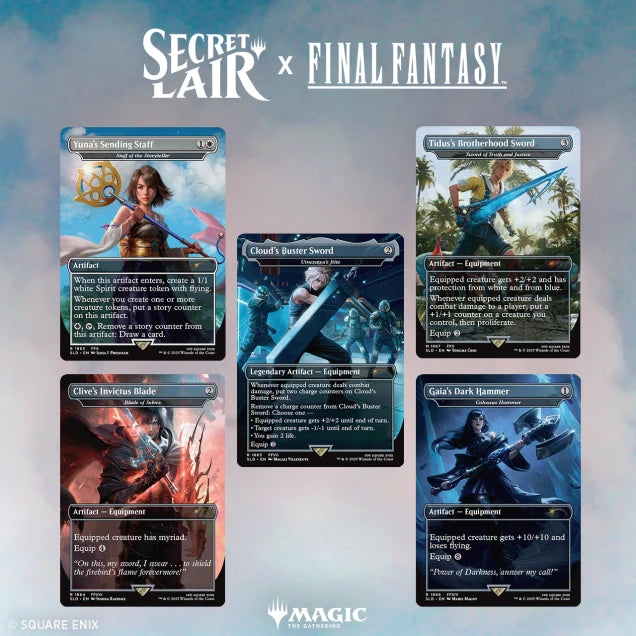 Secret Lair x FINAL FANTASY: Weapons Rainbow Foil